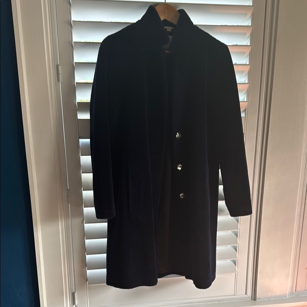 Elegant Navy Women's Coat
